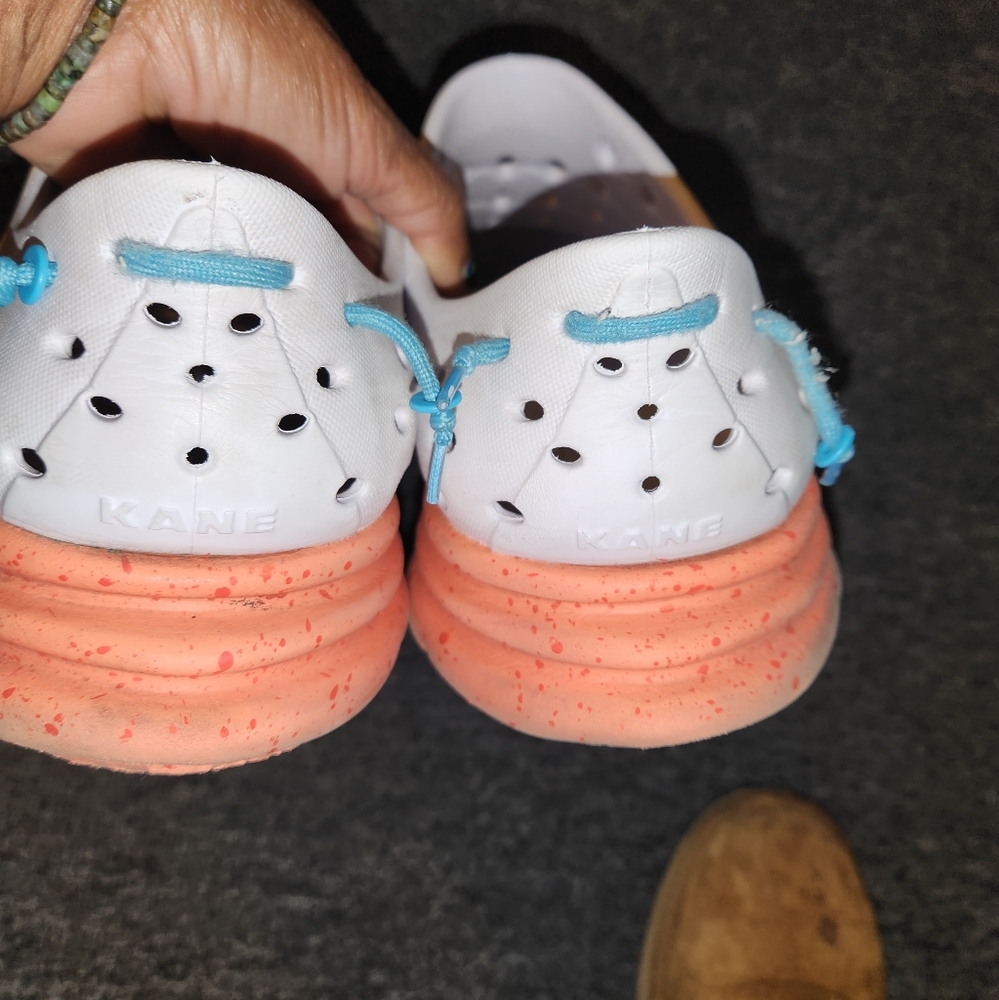White and Orange Water Shoes - Picture 5 of 12